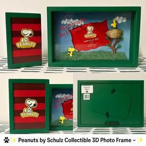 🐾✨ Peanuts by Schulz Collectible 3D Photo Frame – New in Box ✨🐾